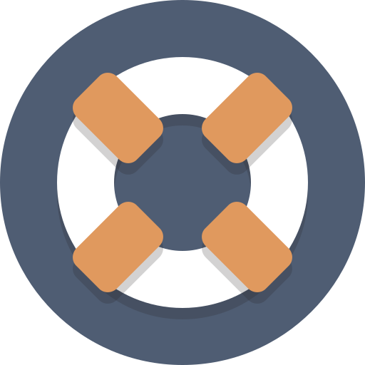 Support, life preserver icon